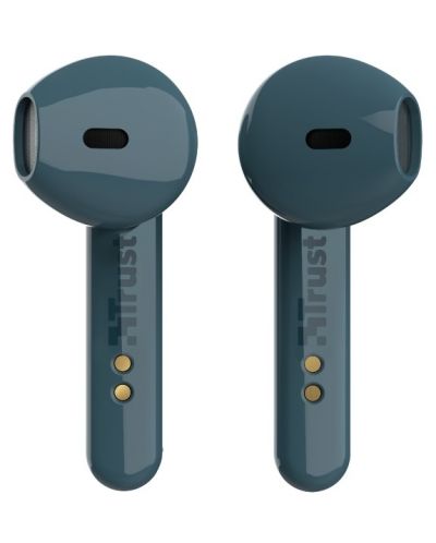 Безжични слушалки Trust - Primo Touch, TWS, сини - 3