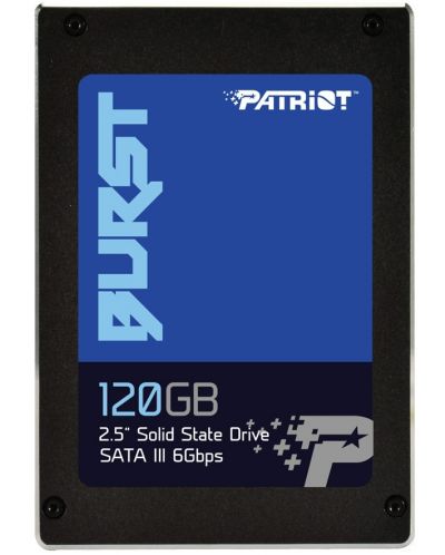 SSD памет Patriot - Burst, 120GB, 2.5'', SATA III - 1