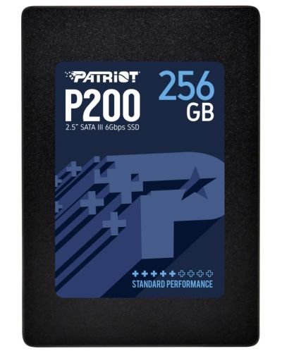 SSD памет Patriot - P200 , 256GB, 2.5'', SATA III - 1
