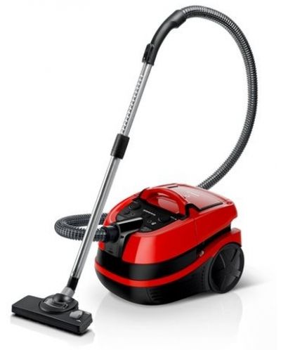 Прахосмукачка Bosch - BWD421PET, HEPA, червена