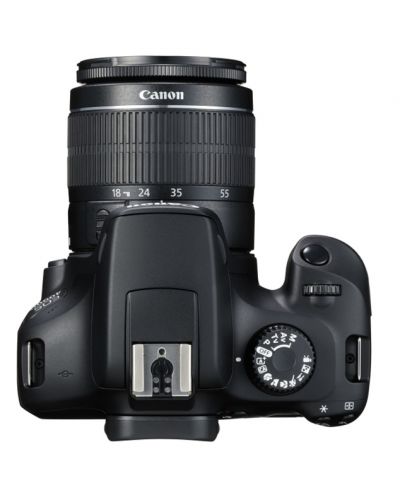 DSLR фотоапарат Canon EOS - 4000D, EF-S 18-55-mm DC, черен - 2