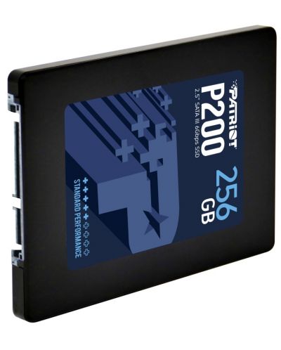SSD памет Patriot - P200 , 256GB, 2.5'', SATA III - 3