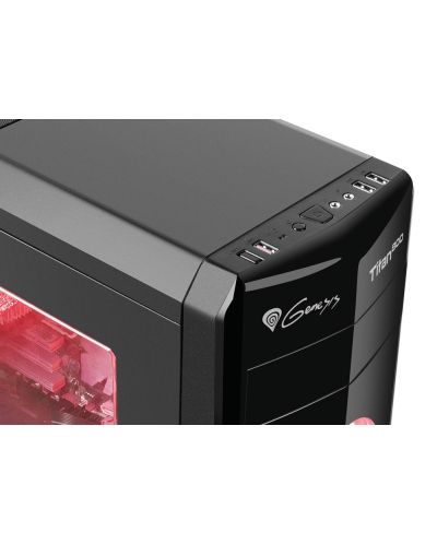 Кутия Genesis - Case Titan 800, червена - 4