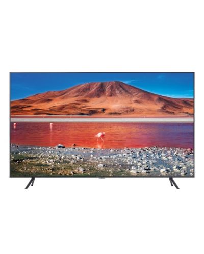 Смарт телевизор Samsung - 58TU7102, 4K, черен - 1
