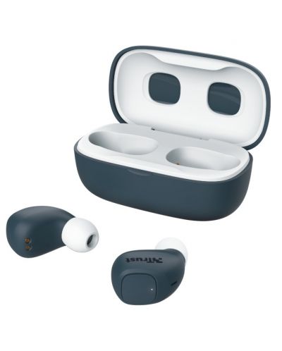 Безжични слушалки Trust - Nika Compact, TWS, сини - 4
