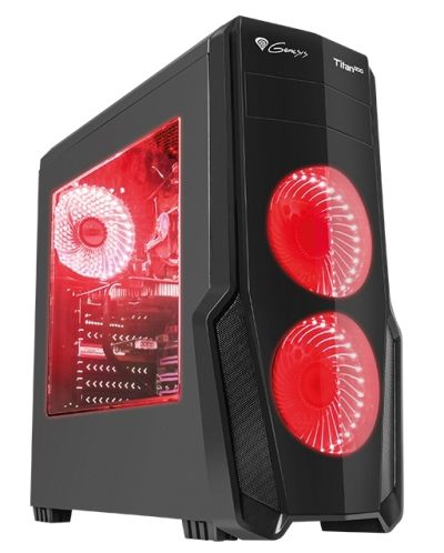 Кутия Genesis - Case Titan 800, червена - 2