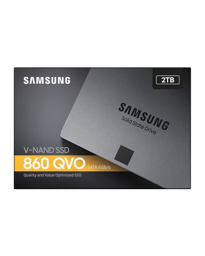 SSD памет Samsung - 860 QVO, 2TB, 2.5'', SATA III - 6