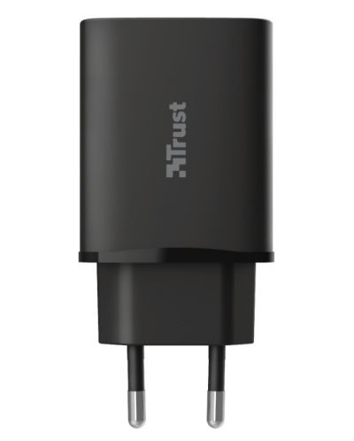 Зарядно устройство Trust - Qmax, USB-A, 18W, черно - 2