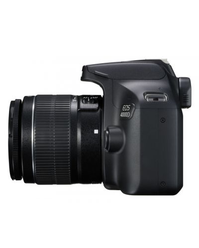 DSLR фотоапарат Canon EOS - 4000D, EF-S 18-55-mm DC, черен - 5