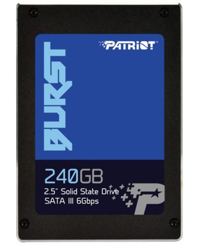 SSD памет Patriot - Burst, 240GB, 2.5'', SATA III - 1
