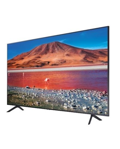 Смарт телевизор Samsung - 58TU7102, 4K, черен - 2