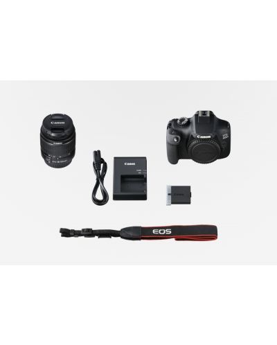 DSLR фотоапарат Canon EOS - 4000D, EF-S 18-55-mm DC, черен - 6