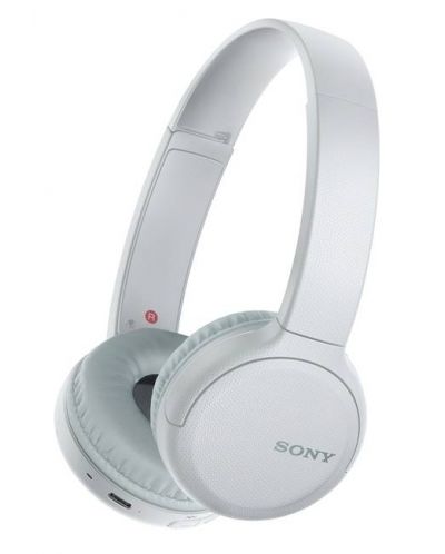 Безжични слушалки Sony - WH-CH510, бели - 1