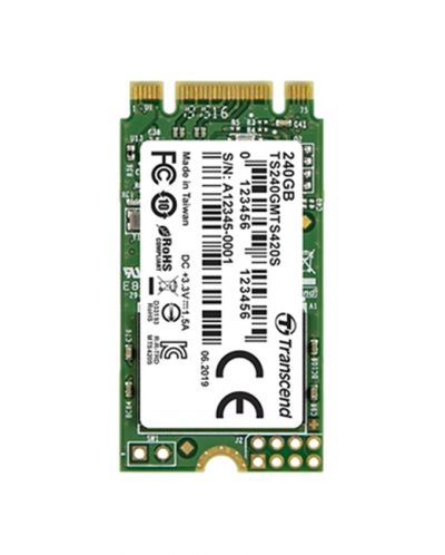 SSD памет Transcend - 420S, 120GB, M.2, SATA III - 1