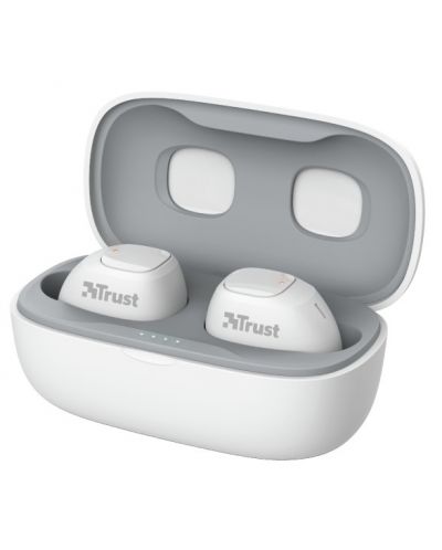 Безжични слушалки Trust - Nika Compact, TWS, бели - 6