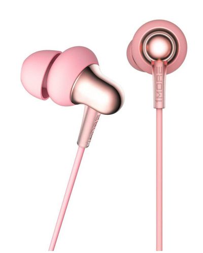 Спортни слушалки 1more - E1024BT, розови - 2