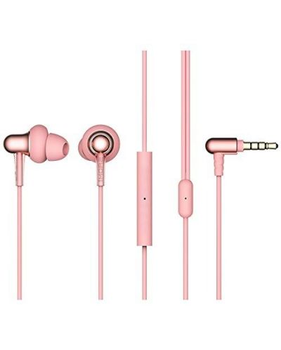 Слушалки с микрофон 1more - E1025, розови - 1
