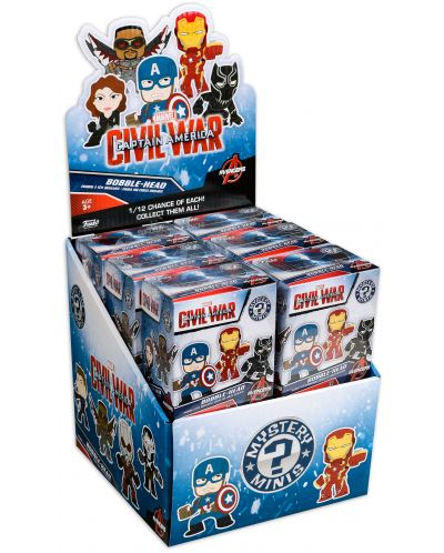 Мини Фигура Funko: Cap America 3: Civil War - Mystery Minis Blind Box - 3