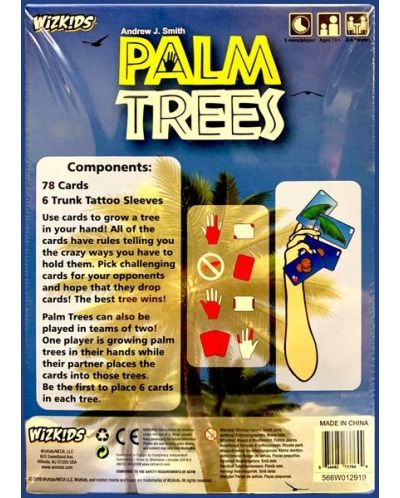 Натолна игра Palm Trees - картова - 4