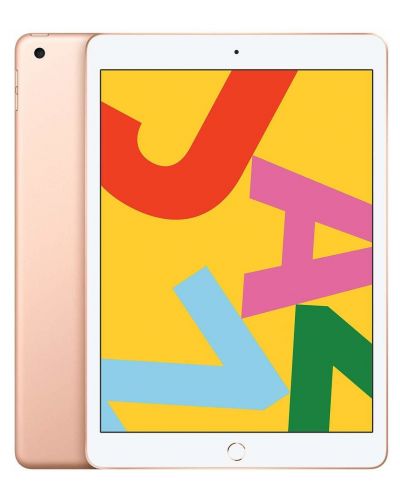 Таблет Apple - iPad 7 2019, Wi-Fi, 10.2'', 128GB, Gold - 1