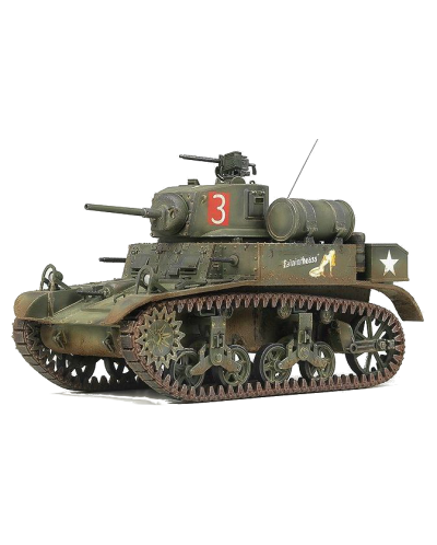Танк Academy U.S. M3A1 Stuart Light Tank - 1