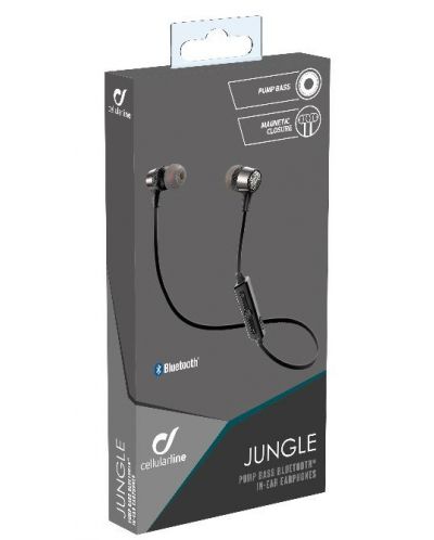 Безжични слушалки Cellularline - Jungle AQL, черни - 3