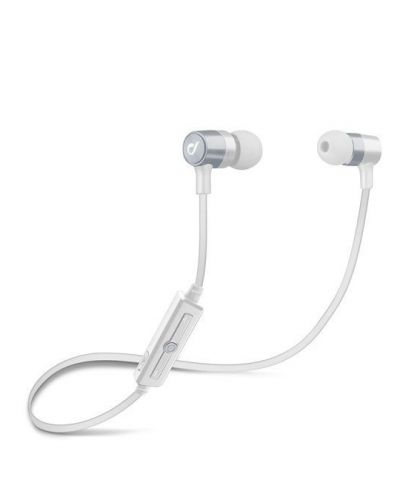 Безжични слушалки с микрофон Cellularline - Unique Design, сиви - 1