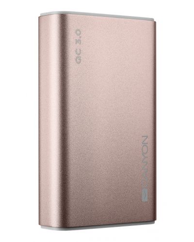 Портативна батерия Canyon - 10000 mAh, розова - 1