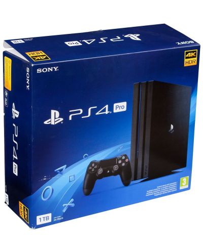Sony PlayStation 4 Pro 1TB - Черна (разопакован) - 5