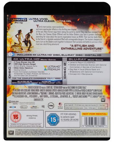 Maze Runner: Scorch Trials 4K (Blu-Ray) - 2