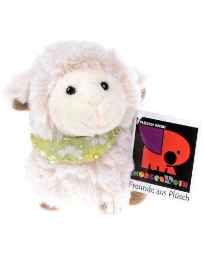 Плюшена играчка Morgenroth Plusch – Пролетна овчица в торбичка, 12 cm - 2