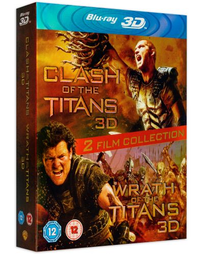 2 Film Collection - Clash of the Titans / Wrath of the Titans Triple Play (Blu Ray 3D) - 3
