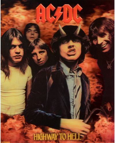 3D плакат Pyramid - ACDC Highway To Hell - 1