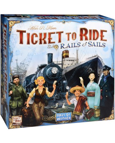 Настолна игра Ticket to Ride - Rails & Sails - 1