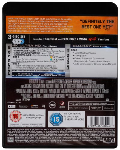 Logan 4K  (Blu Ray) - 2