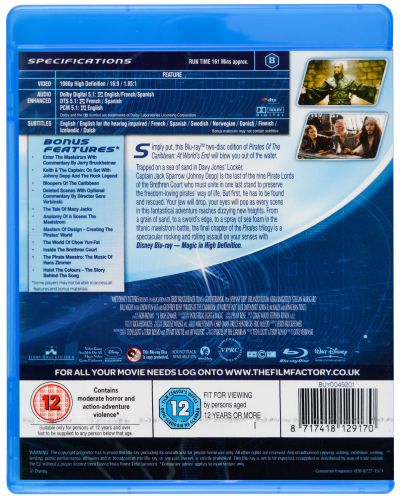 Pirates Of The Caribbean At Worlds End (Blu Ray) - 2