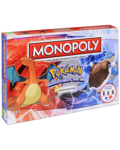 Настолна игра Monopoly - Pokemon: Kanto Edition - 1