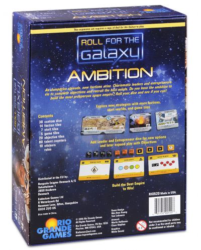 Разширение за настолна игра Roll for the Galaxy: Ambition - 2