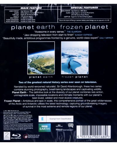 Planet Earth - Frozen Planet Blu-ray Double Pack (Blu-Ray) - 3