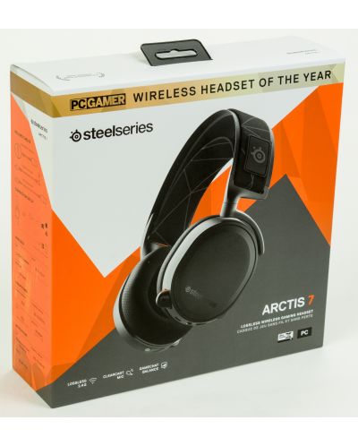 Гейминг слушалки SteelSeries Arctis 7 2019 Edition - черни (разопакован) - 2
