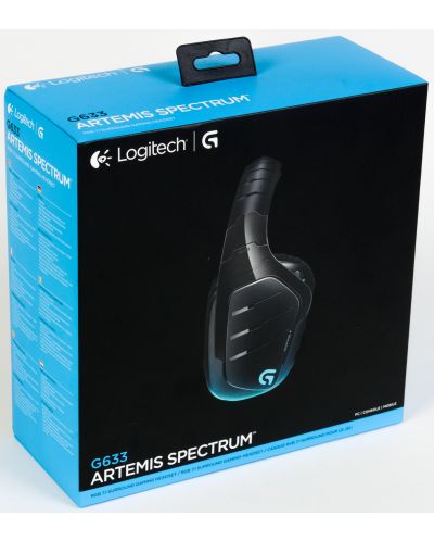 Гейминг слушалки Logitech G633 Artemis Spectrum - RGB, 7.1 Surround (разопакован) - 2
