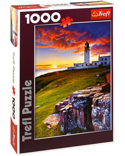 Пъзел Trefl от 1000 части - Фар Rua Reidh, Шотландия