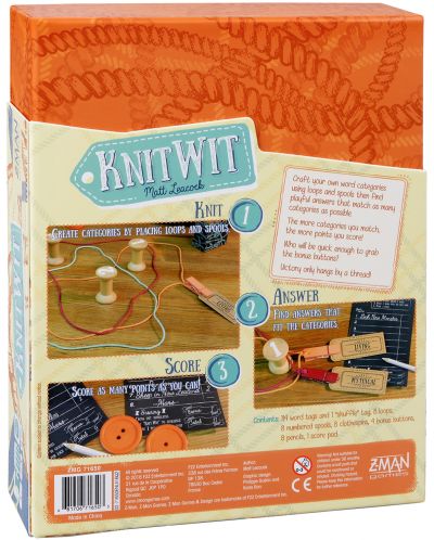 Настолна игра Knit Wit - 3