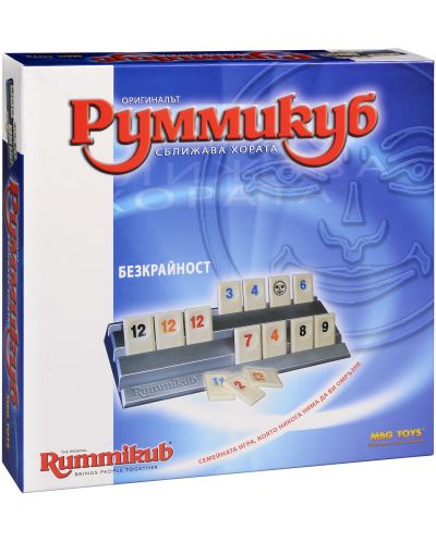 Настолна игра MBG Toys - Руммикуб, Безкрайност - 1