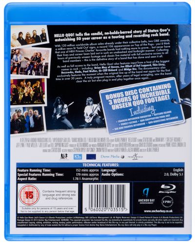 Status Quo - Hello Quo Access All Areas Collector's (Blu-ray) - 2