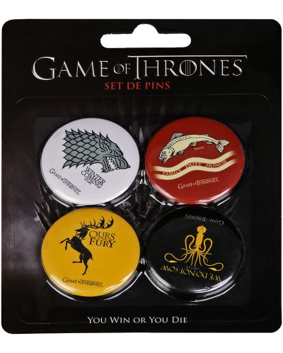Комплект значки Game of Thrones