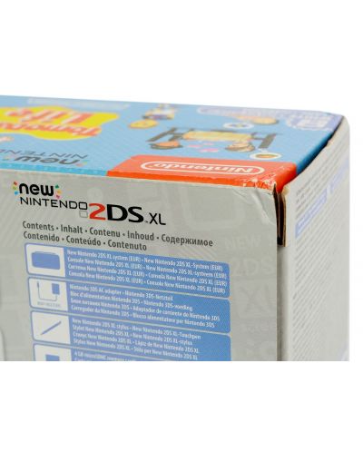 New Nintendo 2DS XL + Tomodachi Life - White / Lavender (разопакован) - 4