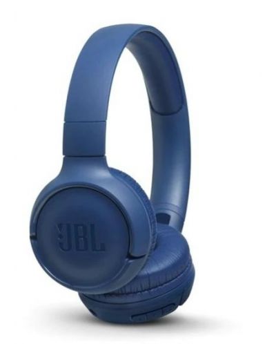 Слушалки JBL - T500BT, сини - 1
