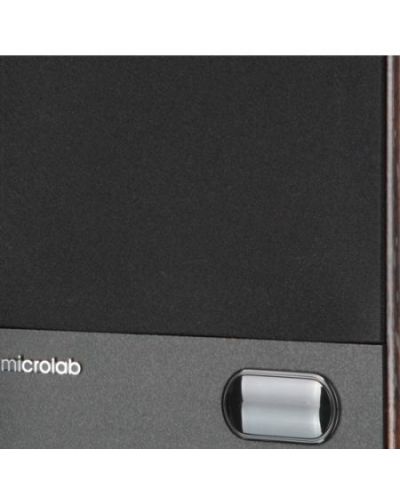 Аудио система Microlab - SOLO 5C, кафява/черна - 4
