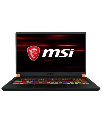 Гейминг лаптоп MSI GS75 - Stealth 8SF, черен - 1